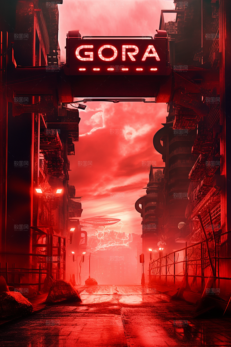 机械大门高清游戏原画素材