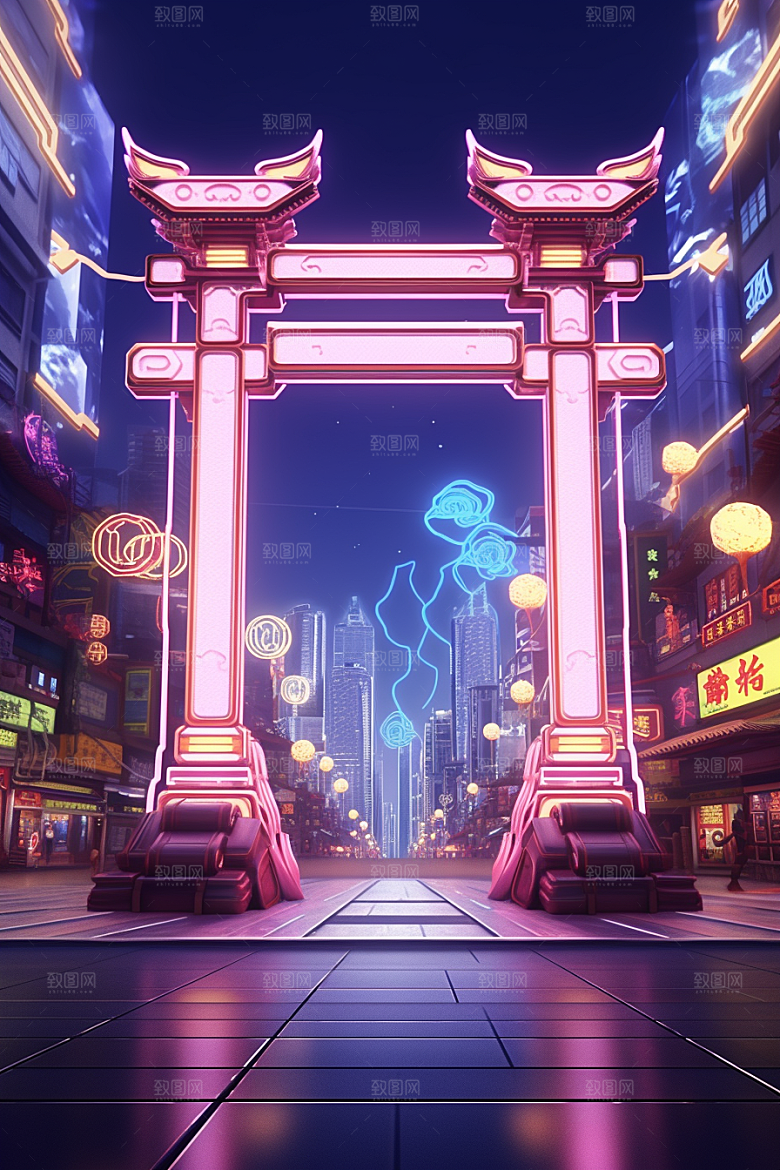 机械大门高清立体素材