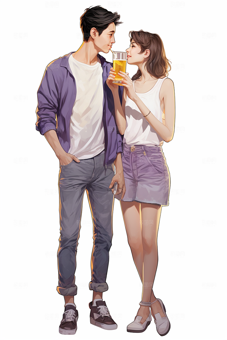 啤酒聚餐聚会畅饮插画