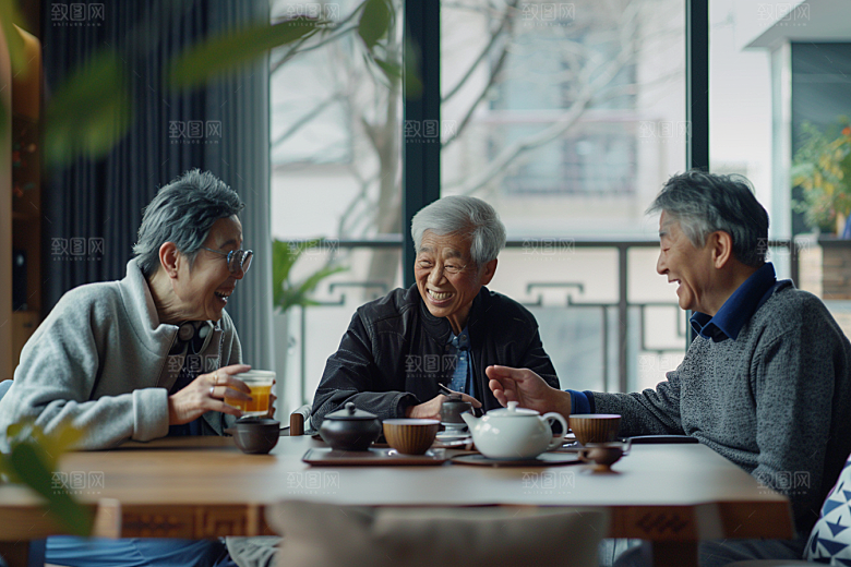 养老院生活养老机构退休摄影图