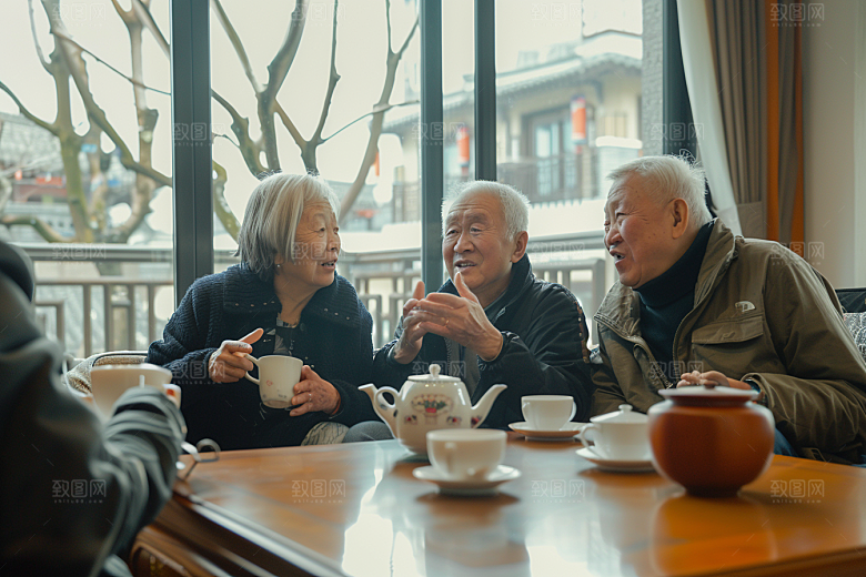 养老院生活福利养老机构摄影图