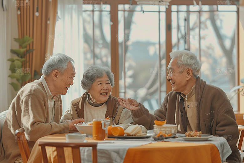 养老院生活人物退休摄影图