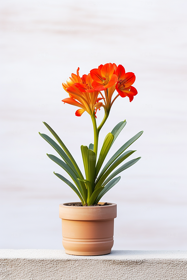 君子兰植物家居摄影图