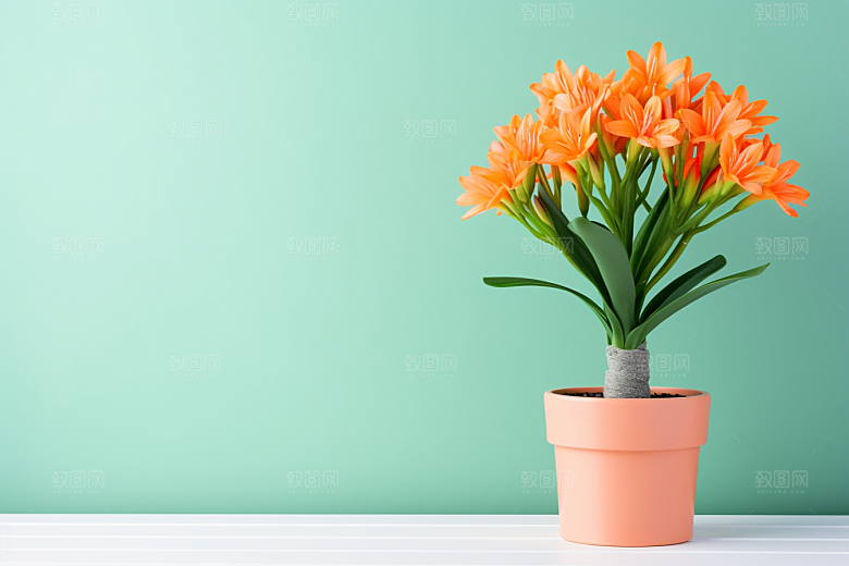 君子兰植物高清摄影图