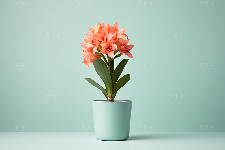 君子兰高清植物摄影图