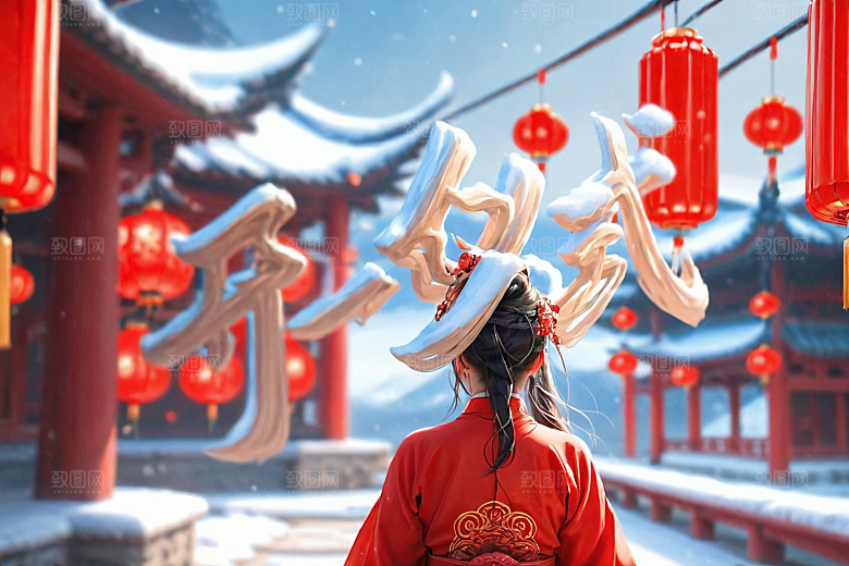 开门红高清开工艺术字