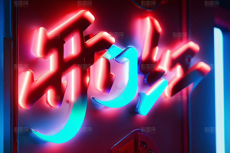 开门红高清典礼艺术字