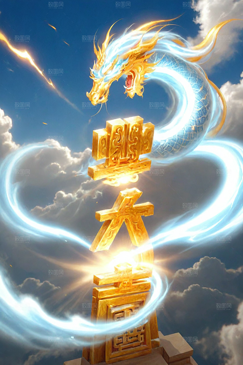 开门红3D立体艺术字