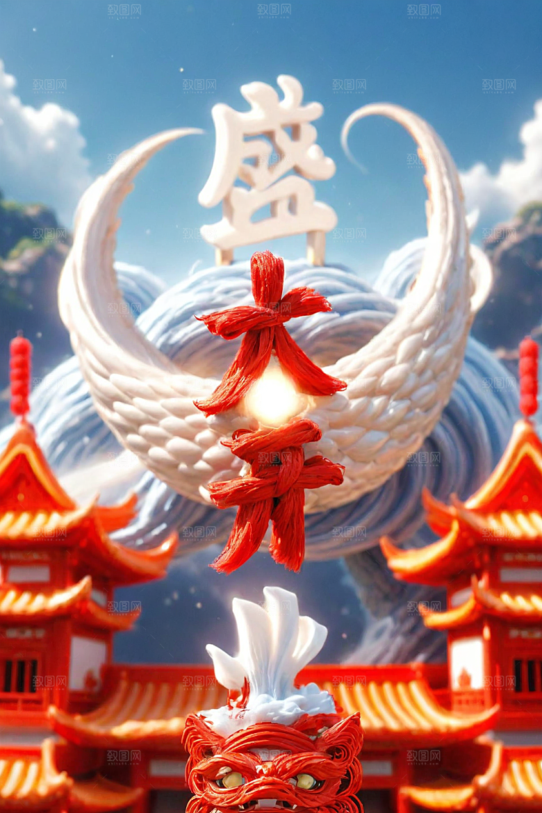开门红典礼新年艺术字