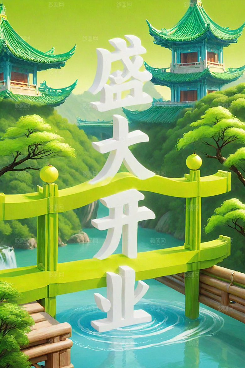 开门红典礼新年艺术字