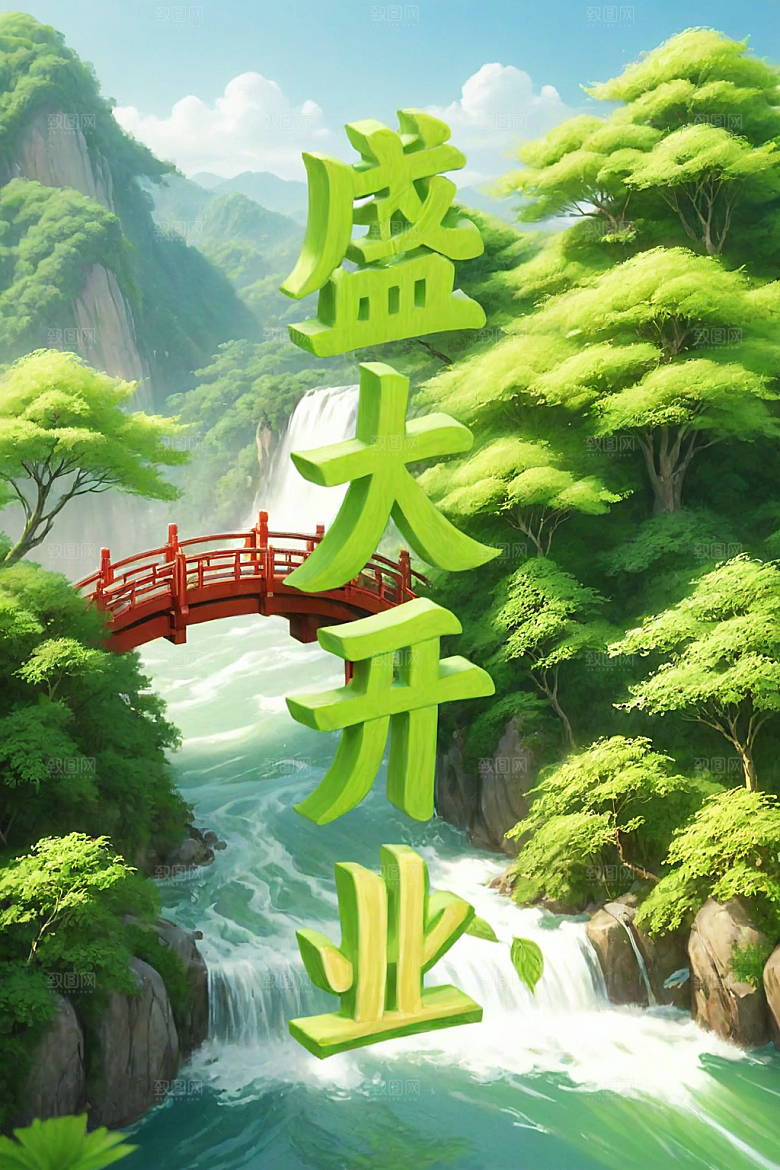 开门红开工立体艺术字