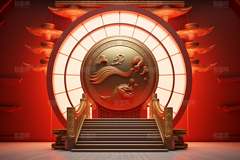 开业大吉电商开门红背景图