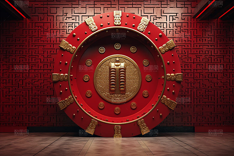 开业大吉电商C4D背景图