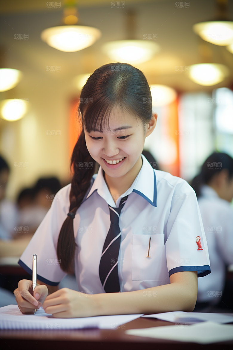 考生高考人物摄影图