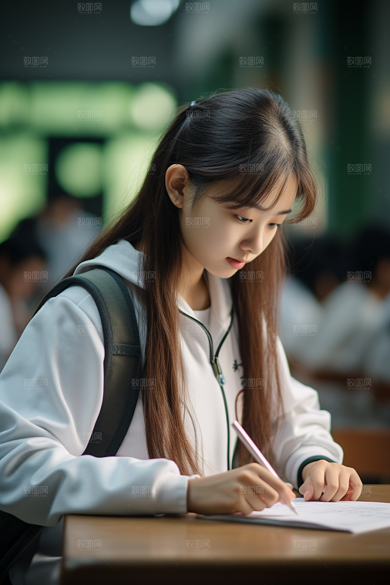 考生高清学生摄影图