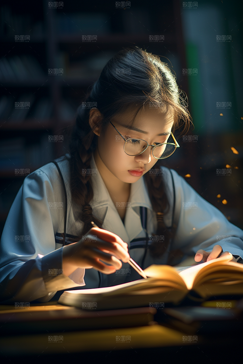 考生高考人物摄影图