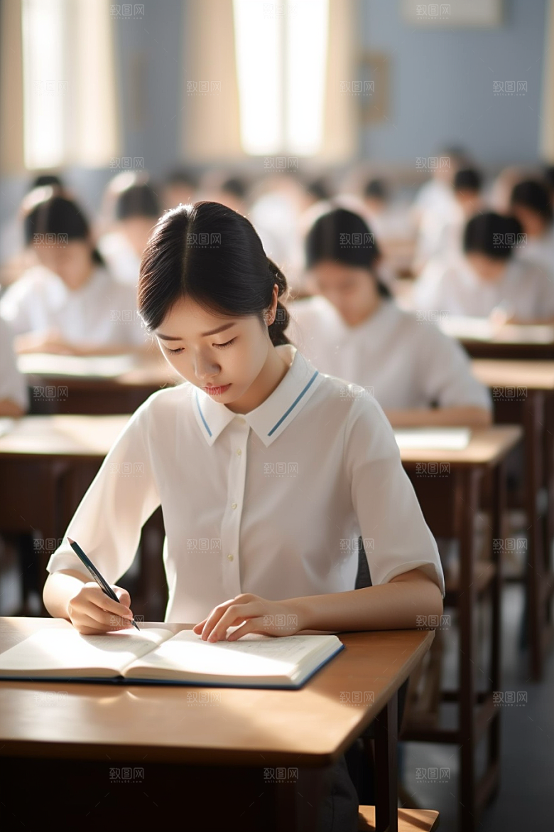 考生高清人物摄影图