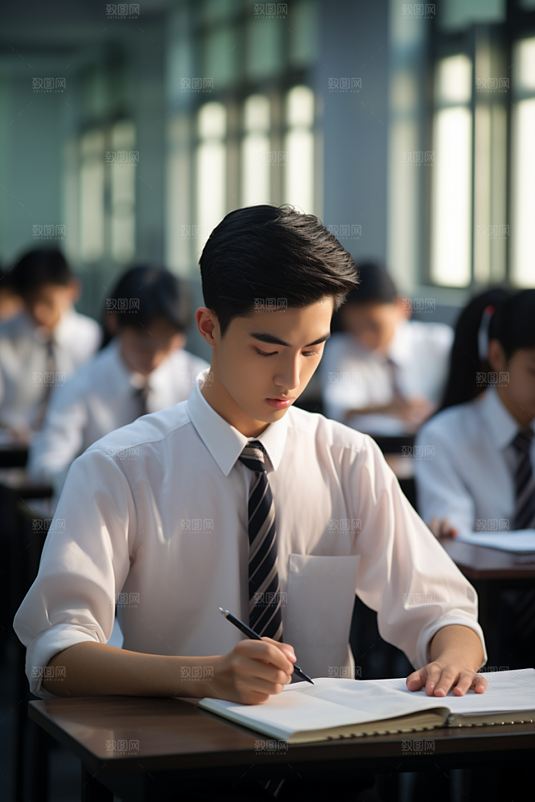 考生学生高考摄影图