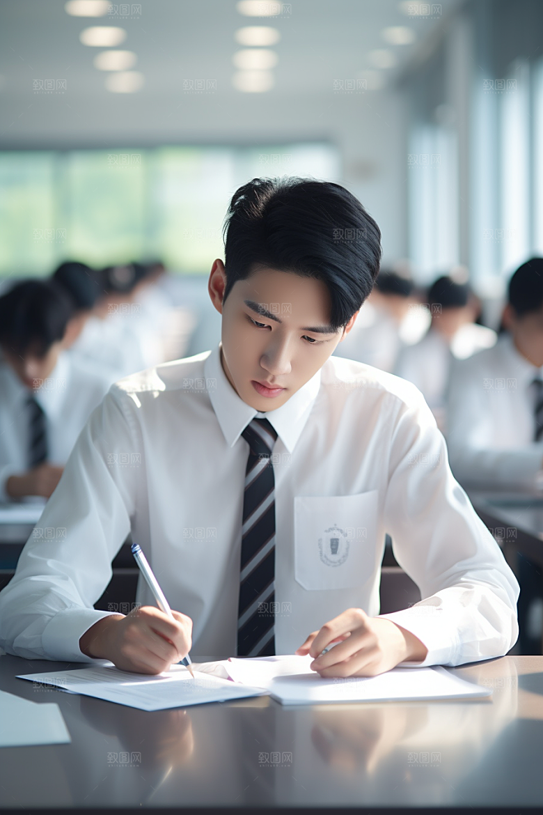 考生学生中考摄影图