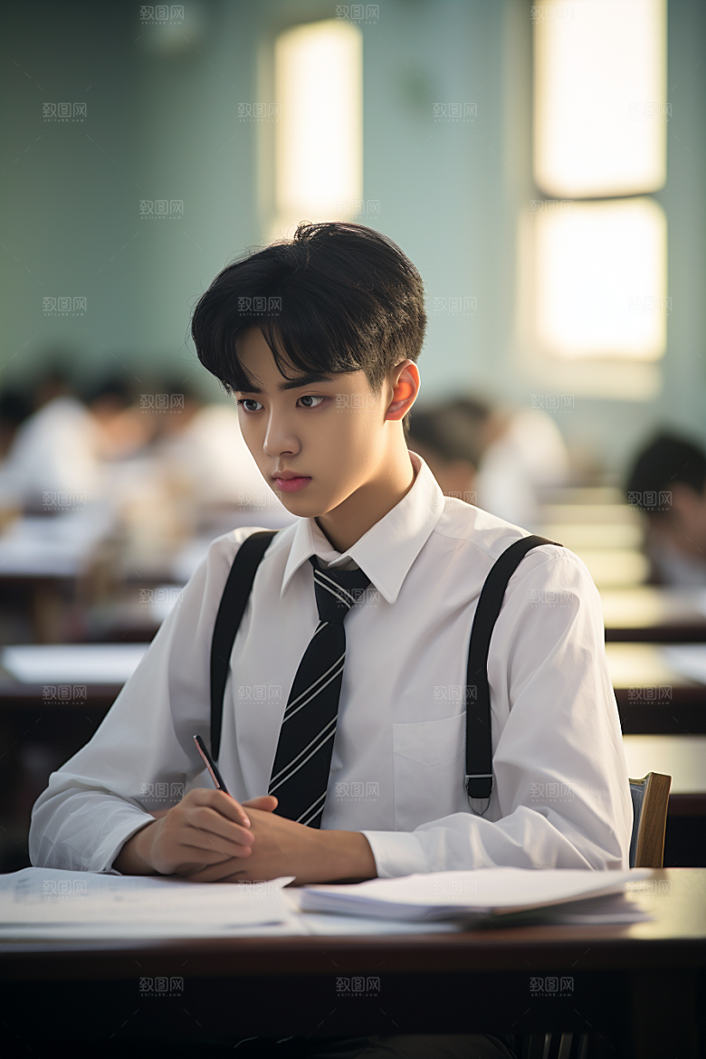 考生学生高考摄影图