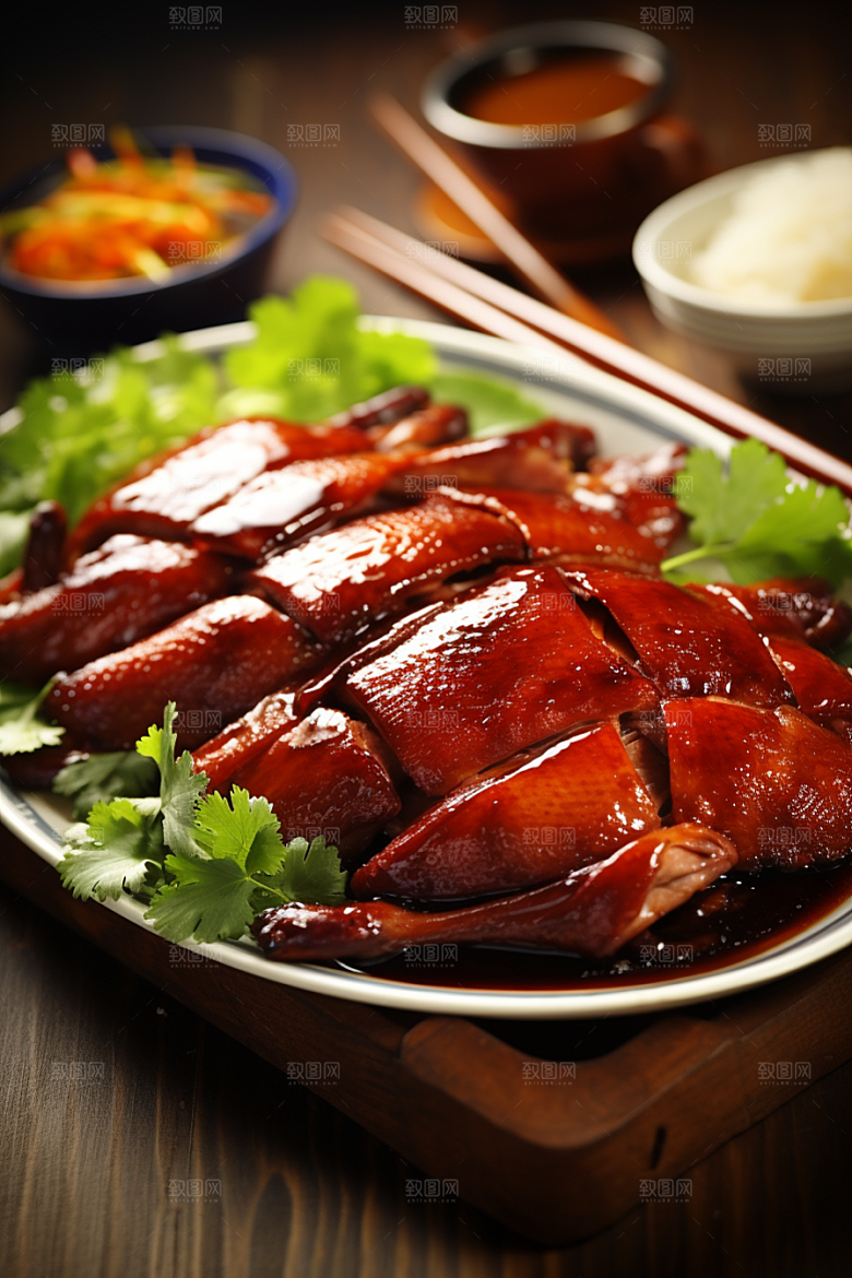 烤鸭烧鸭美食烧鹅素材