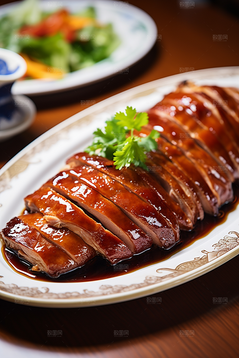 烤鸭烧鸭主菜高清素材