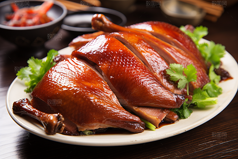 烤鸭烧鸭特色菜烧鹅素材