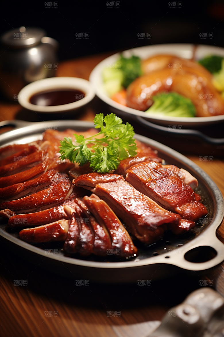 烤鸭烧鸭特色菜烧鹅素材