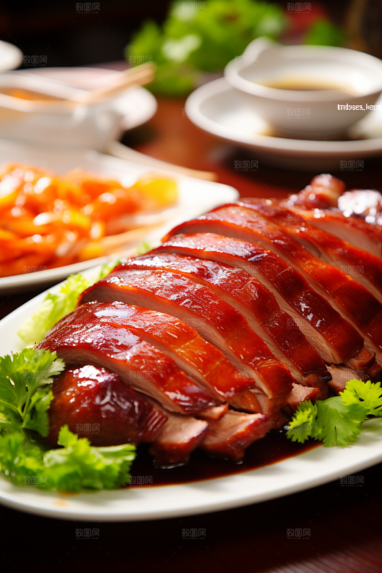 烤鸭烧鸭美味主菜素材