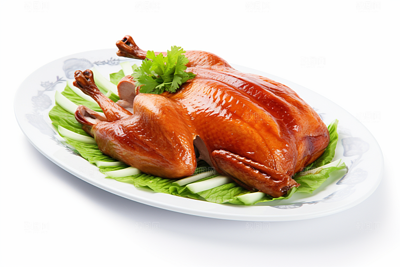 烤鸭烧鸭特色菜烧腊素材