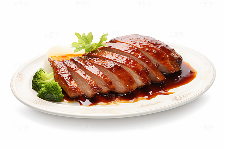 烤鸭烧鸭主菜烧鹅素材