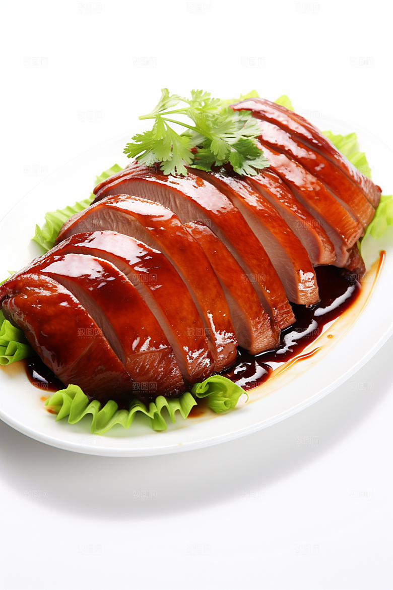 烤鸭烧鸭特色菜主菜素材