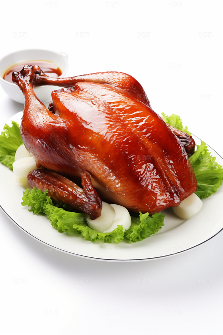 烤鸭烧鸭特色菜烧鹅素材