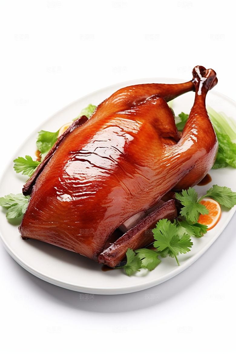 烤鸭烧鸭硬菜烧鹅素材