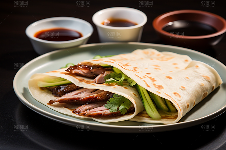 烤鸭烧鸭烧鹅美食素材