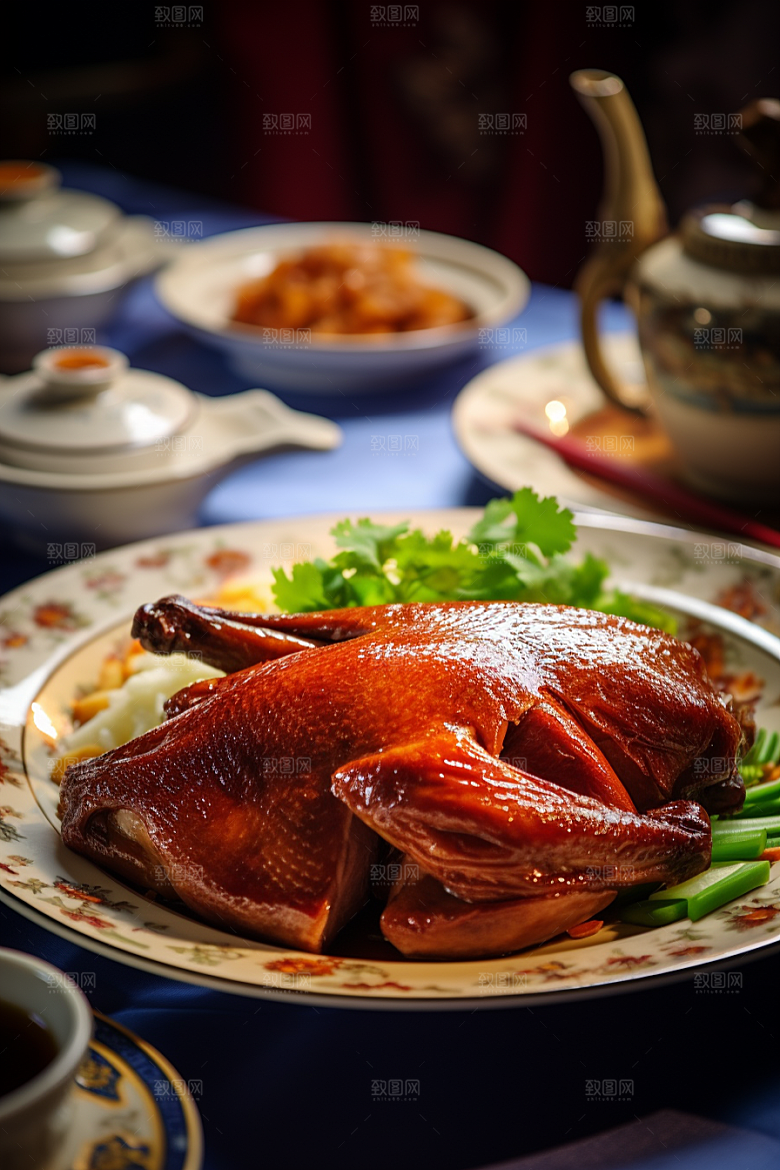 烤鸭烧鸭硬菜烧腊素材