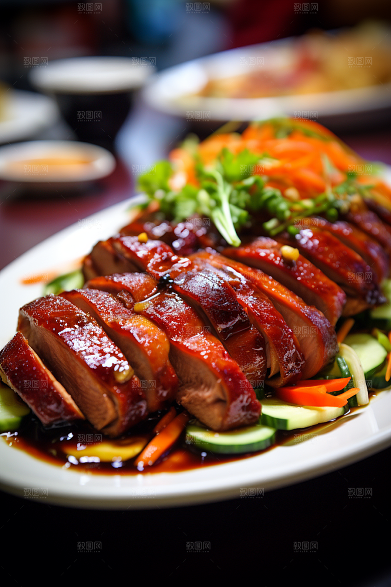 烤鸭烧鸭美味主菜素材