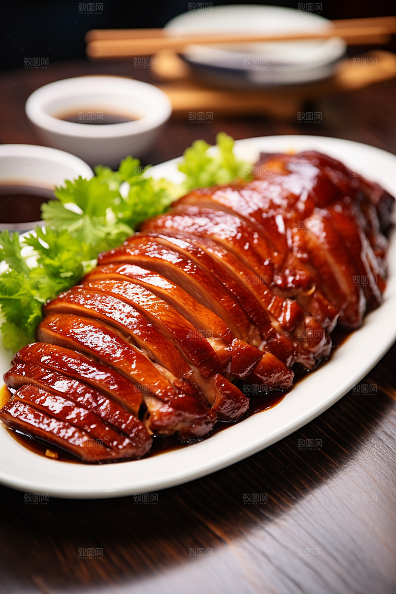 烤鸭烧鸭美食烧鹅素材
