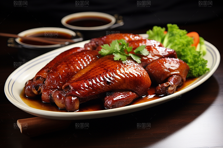 烤鸭烧鸭卤味硬菜素材