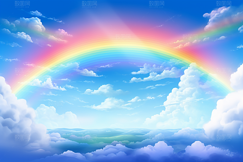 卡通彩虹高清幻想素材