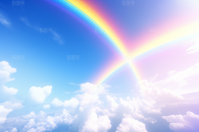 卡通彩虹高清温馨素材
