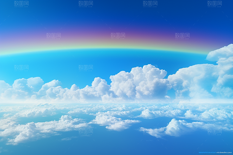 卡通彩虹可爱幻想素材