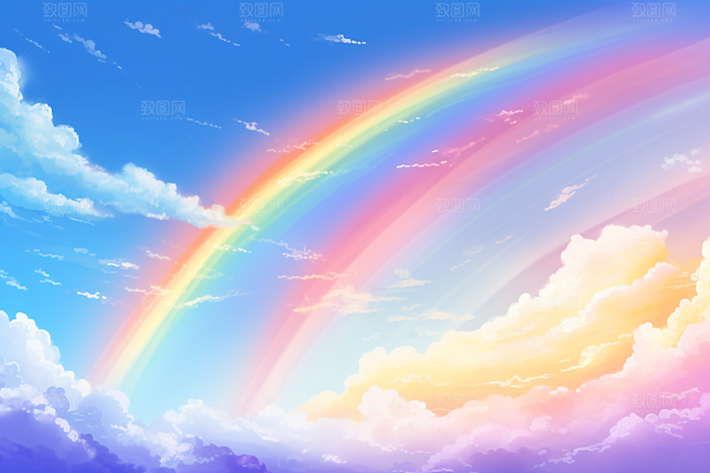 卡通彩虹高清幻想素材