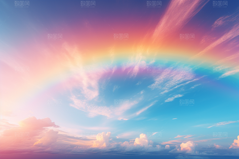 卡通彩虹幻想可爱素材