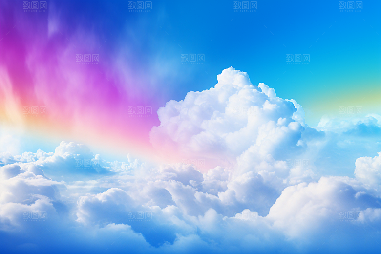 卡通彩虹幻想可爱素材