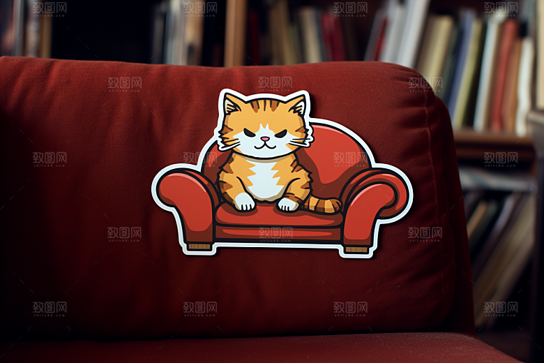 卡通猫咪可爱小猫贴纸