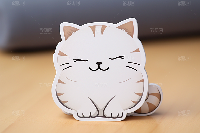 卡通猫咪高清小猫贴纸