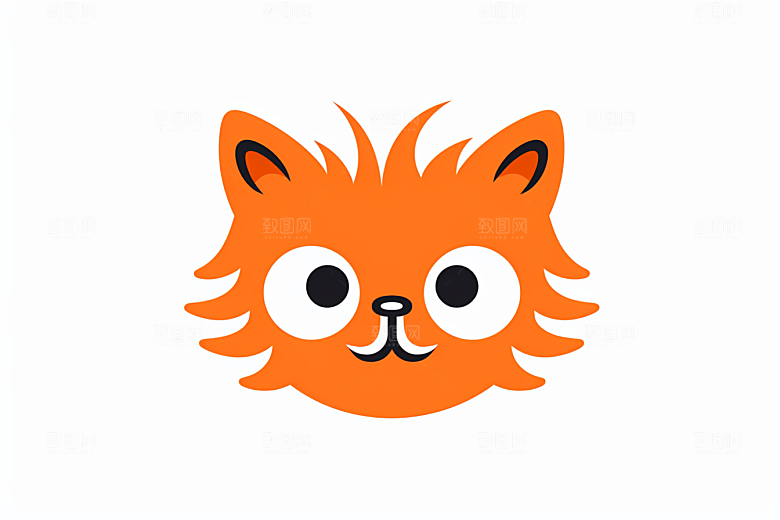 卡通猫咪小猫插画贴纸