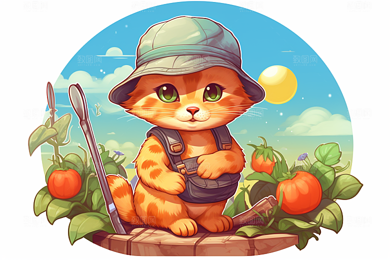 卡通猫咪小猫可爱贴纸