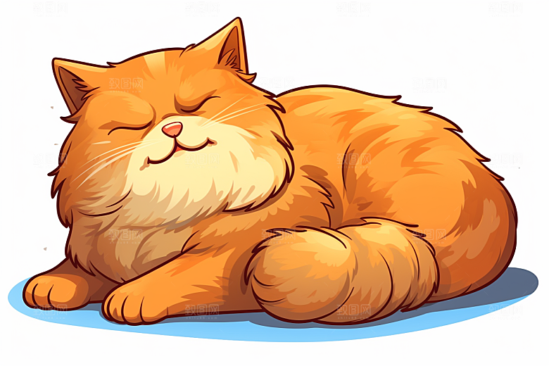 卡通猫咪小猫宠物贴纸